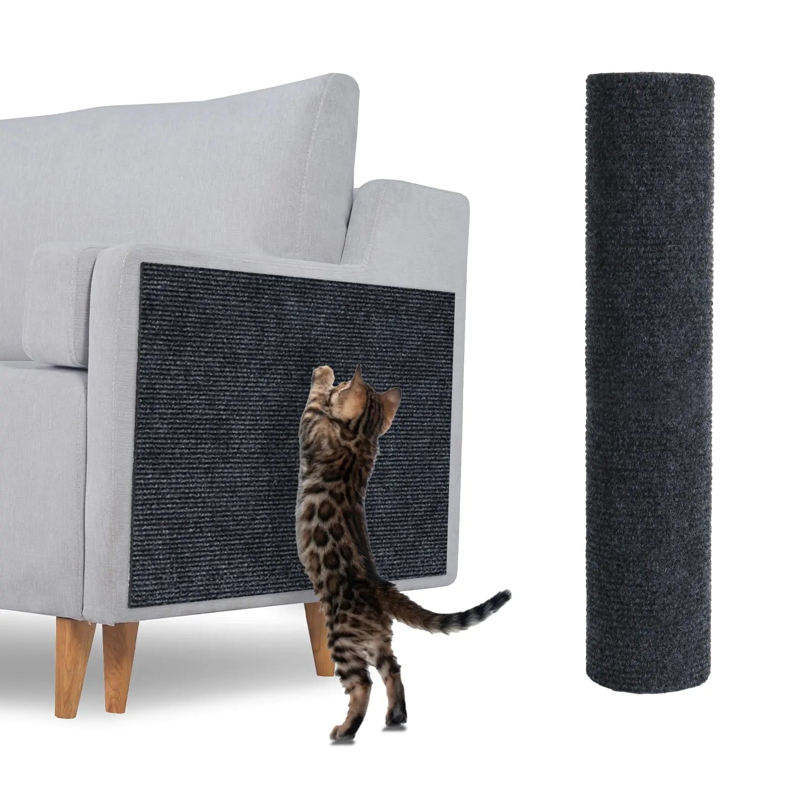 Cat Scratching Mat – Trimmable Self-Adhesive Carpet Pad